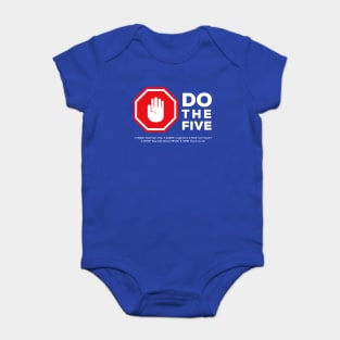 Social Distancing Stop Hand Sign Baby Bodysuit